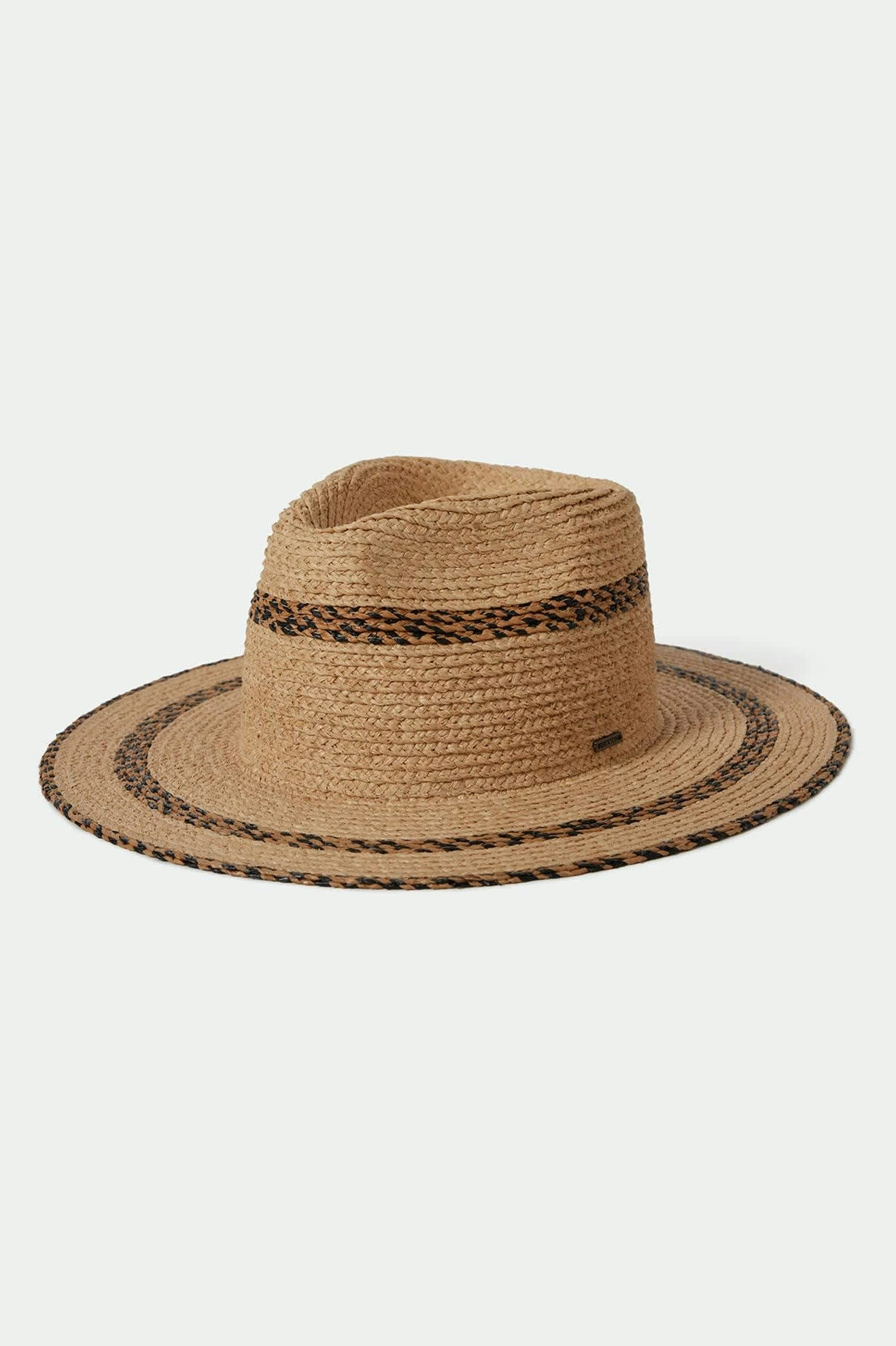 Cohen Straw Cowboy Hat - Tan/Black