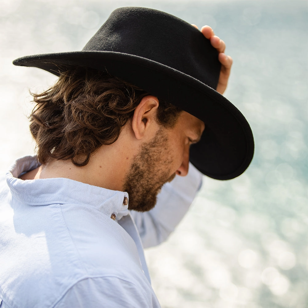 Comanche Cowboy Hat - Black