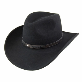 Comanche Cowboy Hat - Black