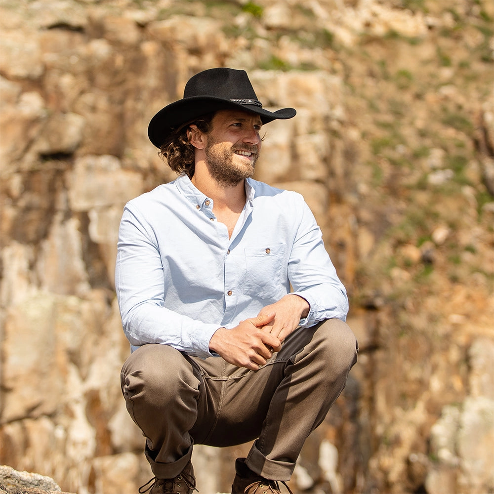 Comanche Cowboy Hat - Black