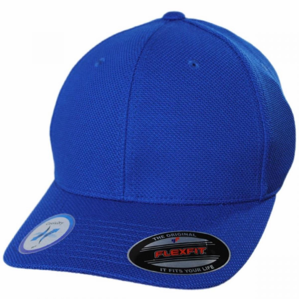 Cool and Dry Pique Mesh Flexfit Fitted Baseball Cap