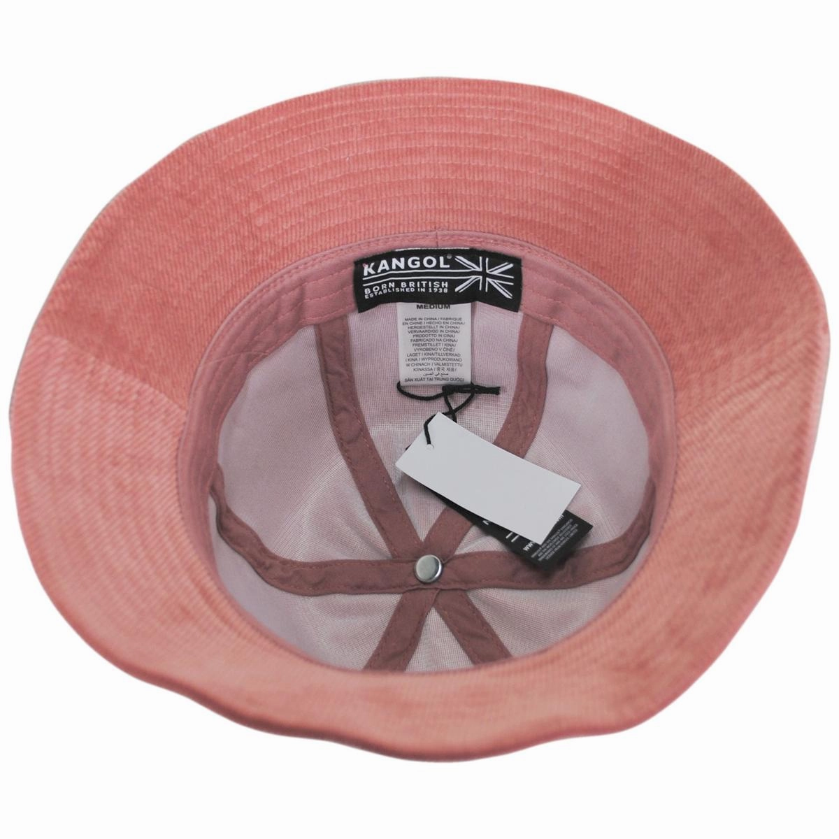 Cord Casual Bucket Hat - Blush