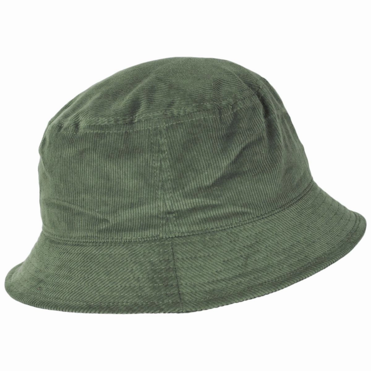 Corduroy Cotton Blend Bucket Hat