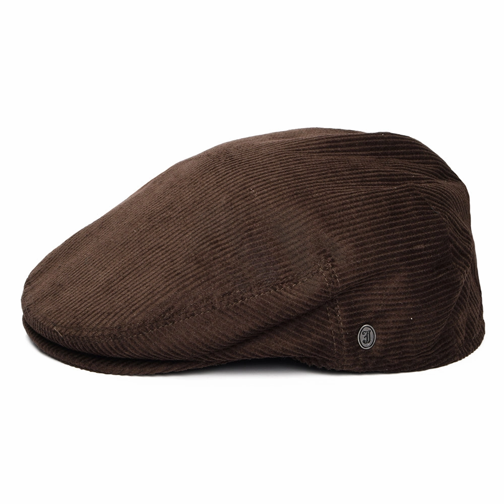 Corduroy Flat Cap - Brown