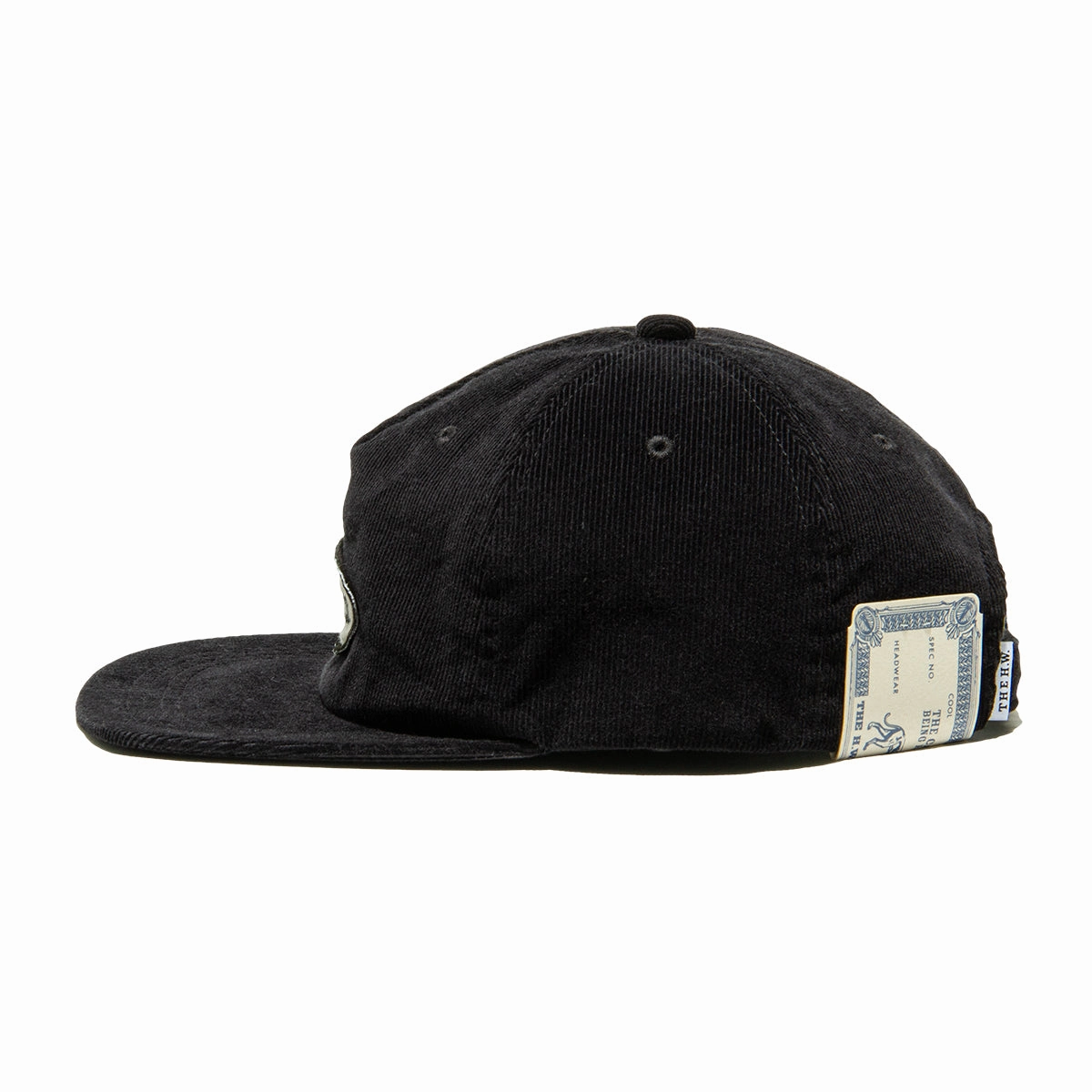 CORDUROY WORKERS CAP - Black