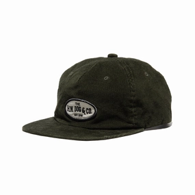 CORDUROY WORKERS CAP - Olive
