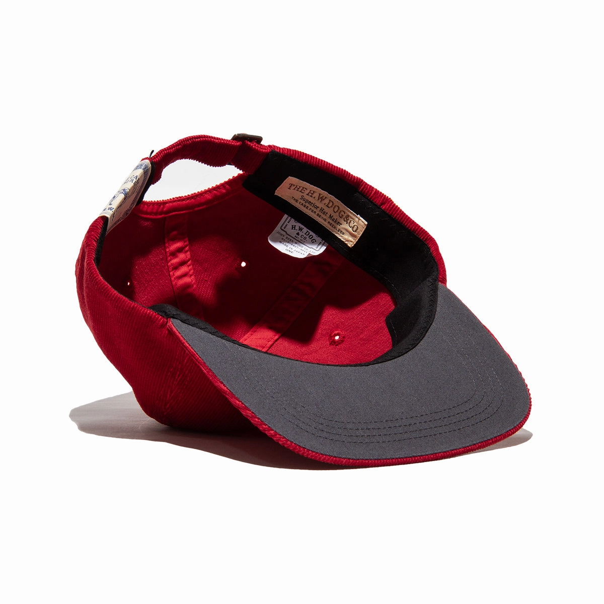 CORDUROY WORKERS CAP - Red