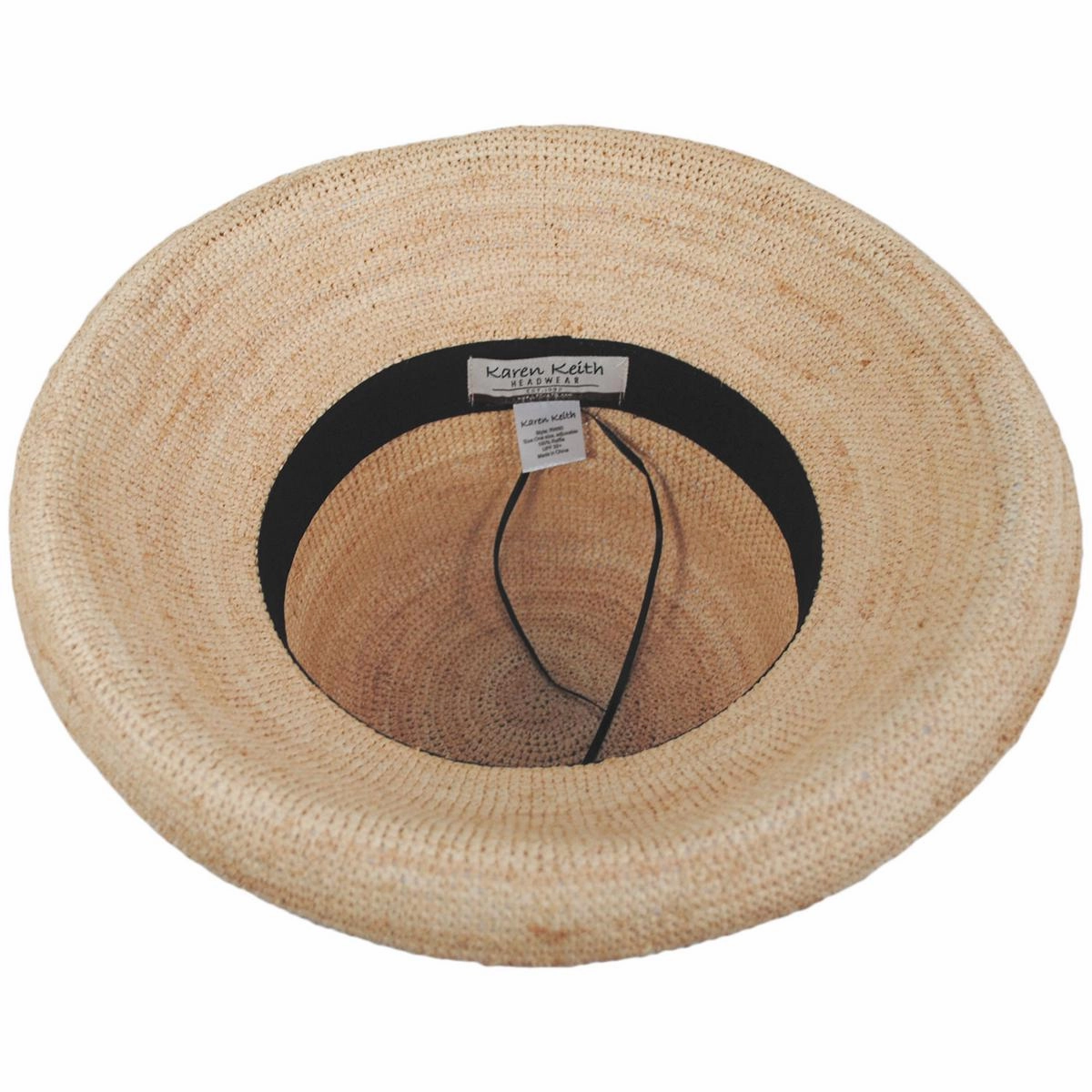 Coronado Raffia Crochet Straw Breton Sun Hat