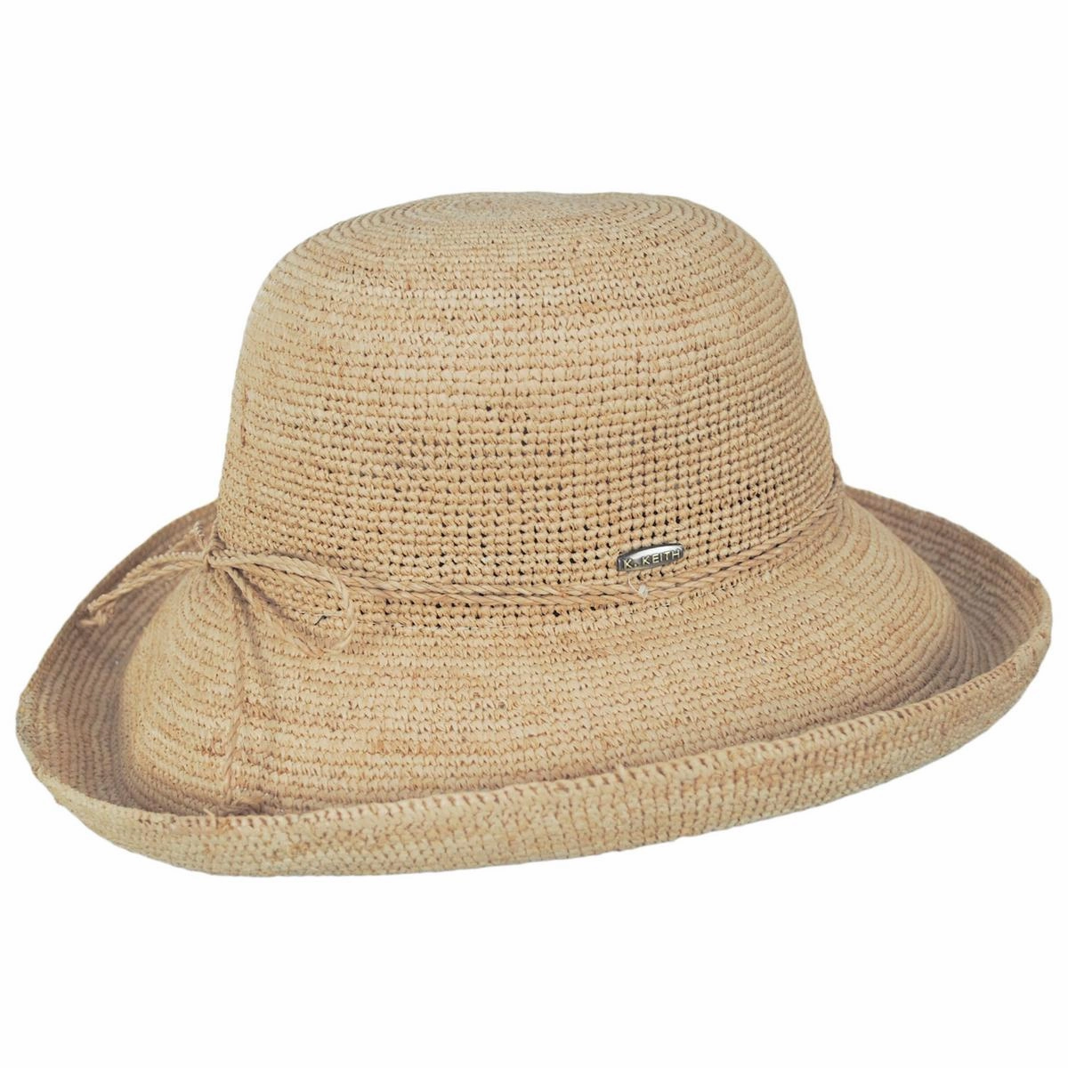 Coronado Raffia Crochet Straw Breton Sun Hat