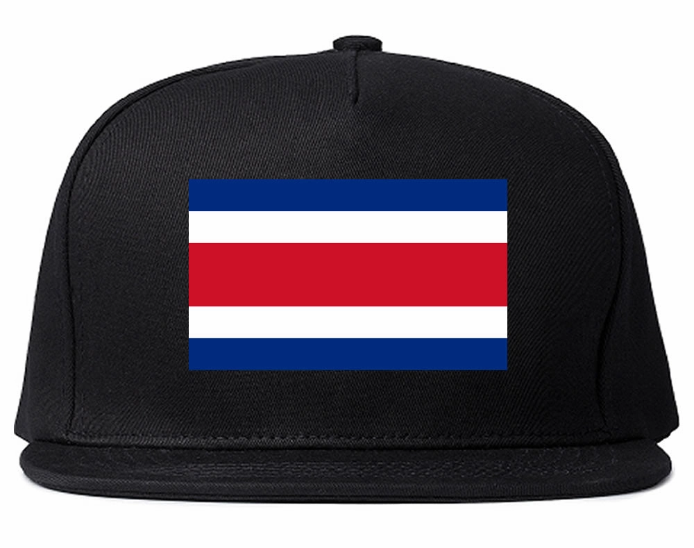 Costa Rica Flag Country Printed Snapback Hat Cap