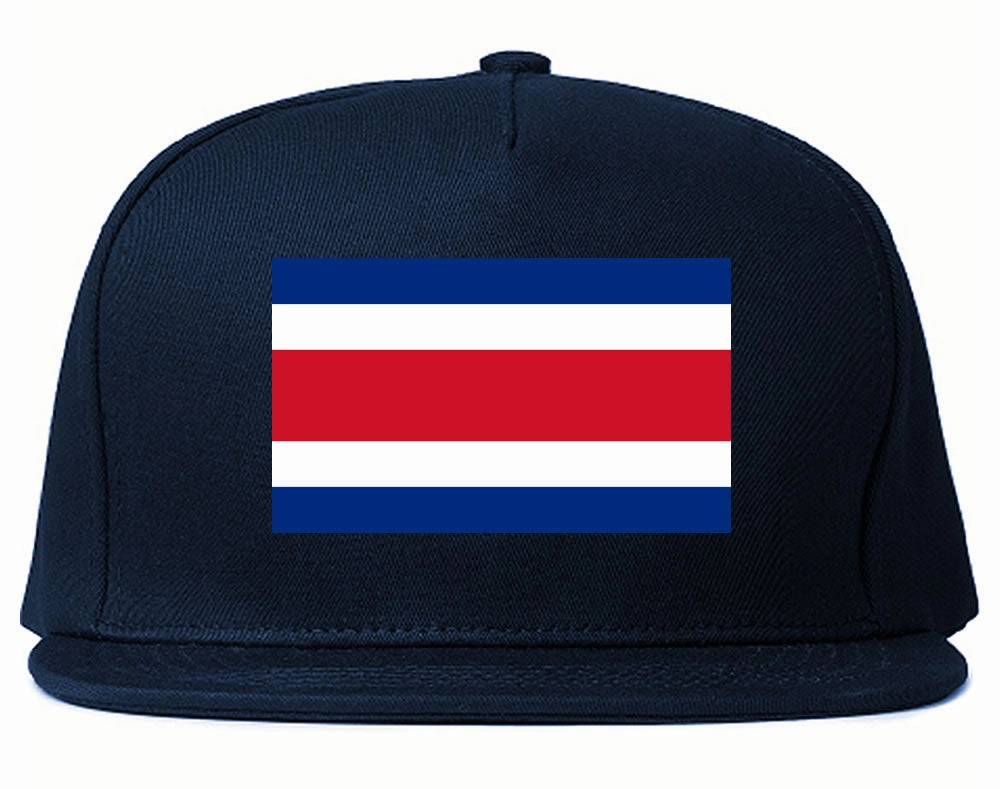 Costa Rica Flag Country Printed Snapback Hat Cap