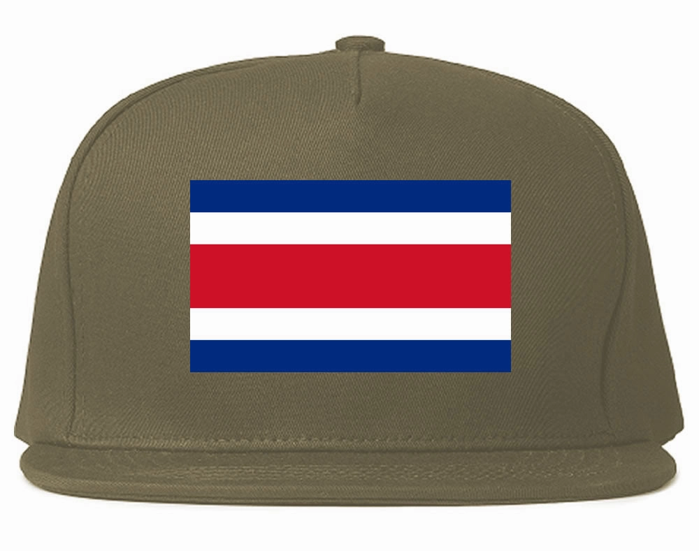 Costa Rica Flag Country Printed Snapback Hat Cap