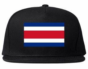 Costa Rica Flag Country Printed Snapback Hat Cap