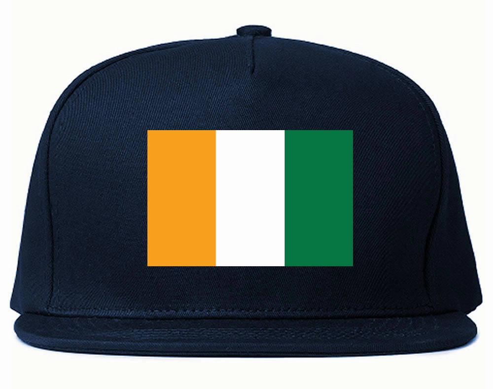 Cote D'ivoire Flag Country Printed Snapback Hat Cap