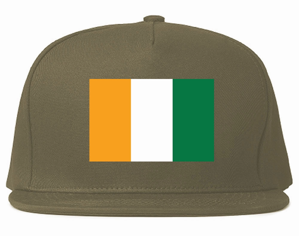 Cote D'ivoire Flag Country Printed Snapback Hat Cap