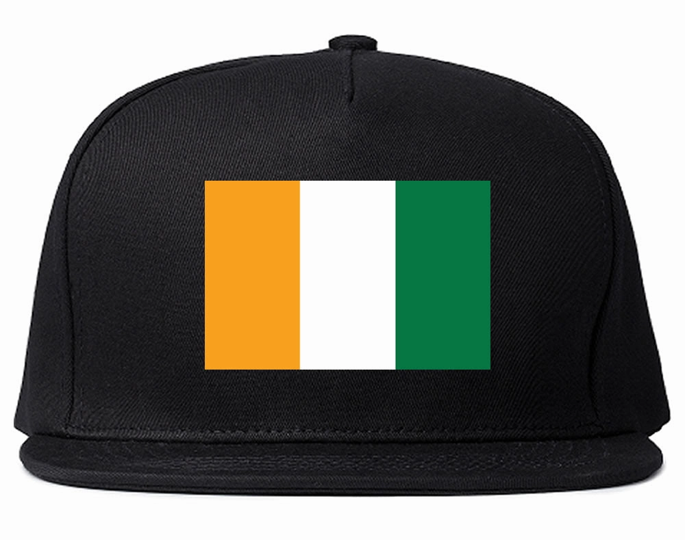 Cote D'ivoire Flag Country Printed Snapback Hat Cap