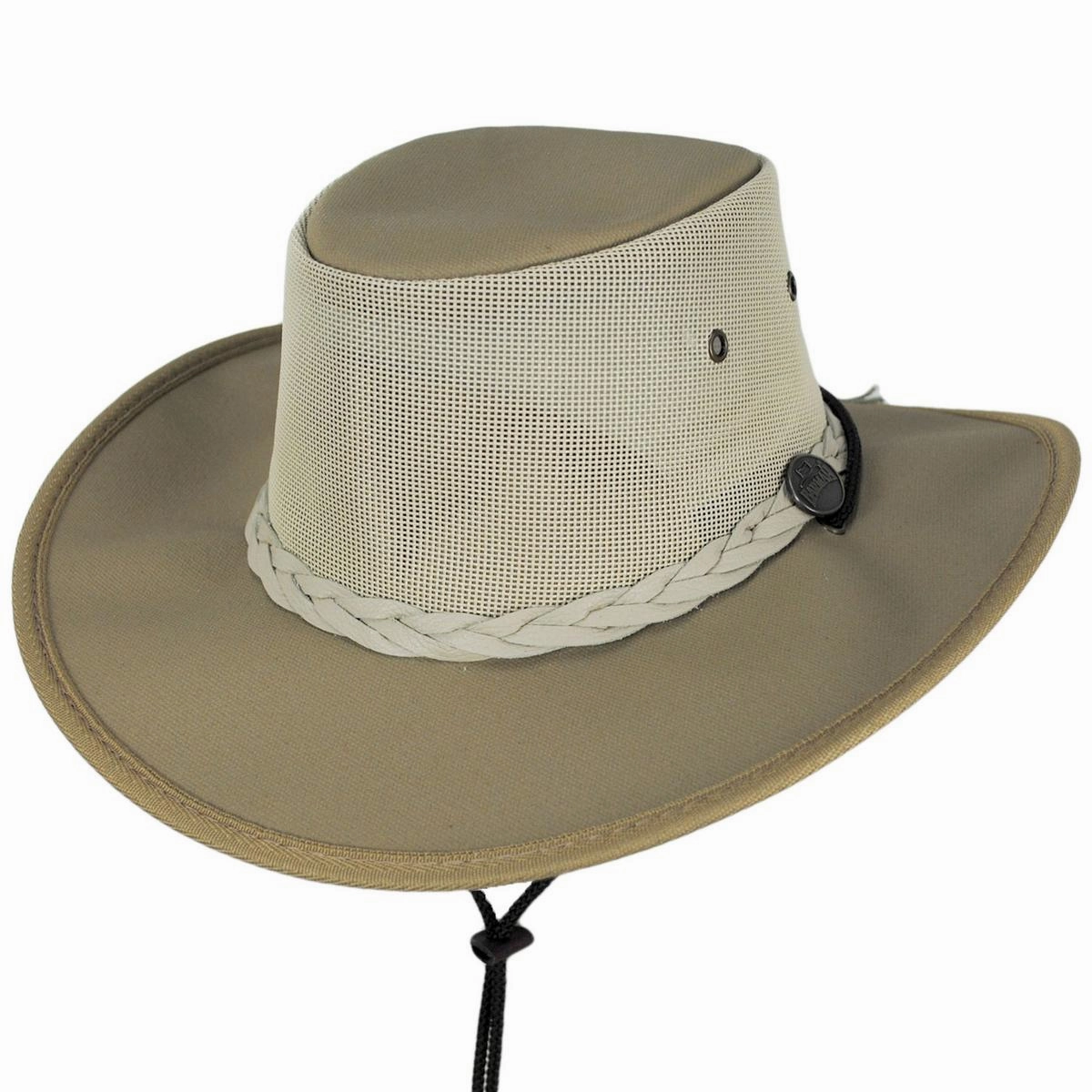 Cotton Canvas Mesh Drover Hat