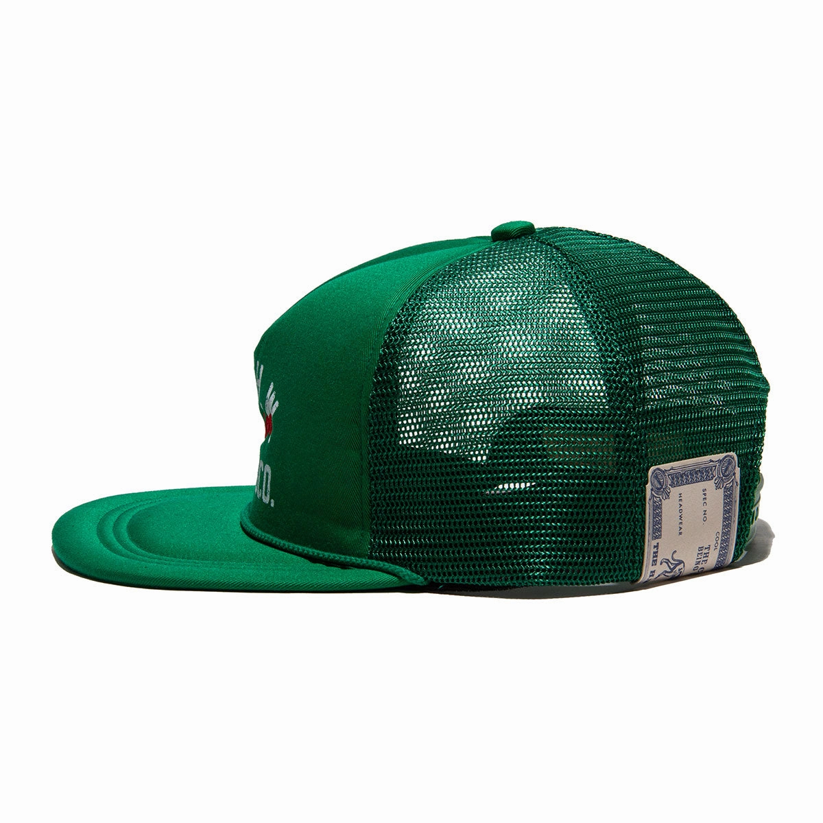 COTTON MESH CAP - Green