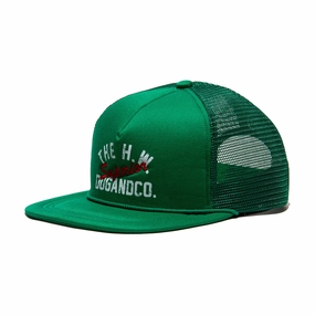 COTTON MESH CAP - Green