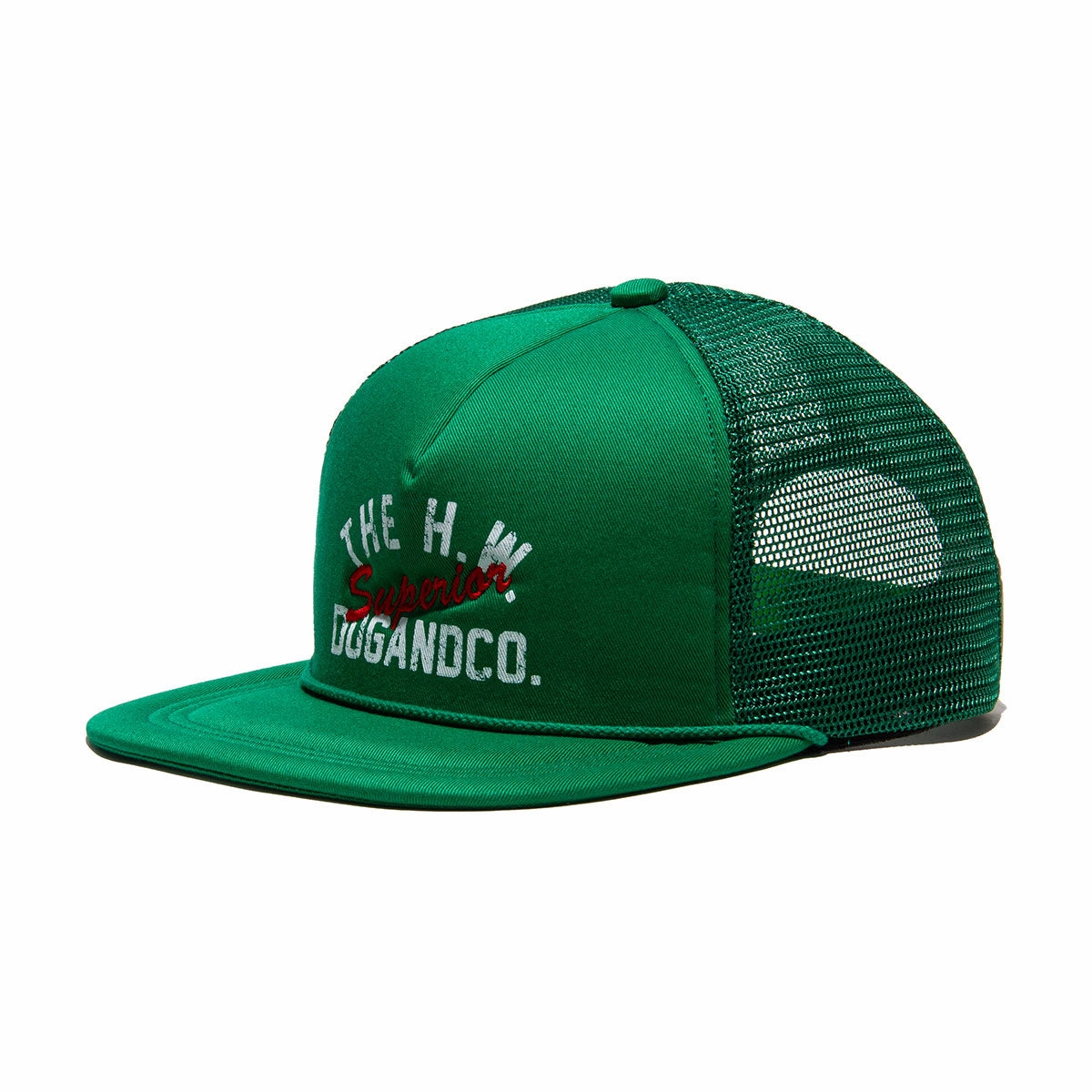 COTTON MESH CAP - Green