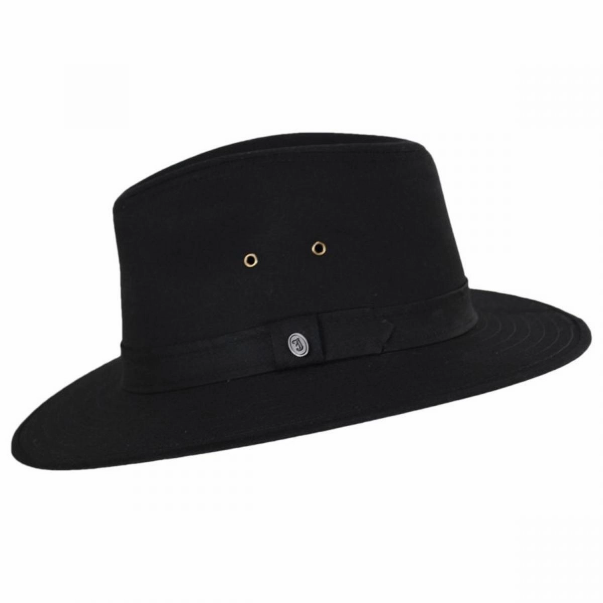 Cotton Oilcloth Safari Fedora Hat