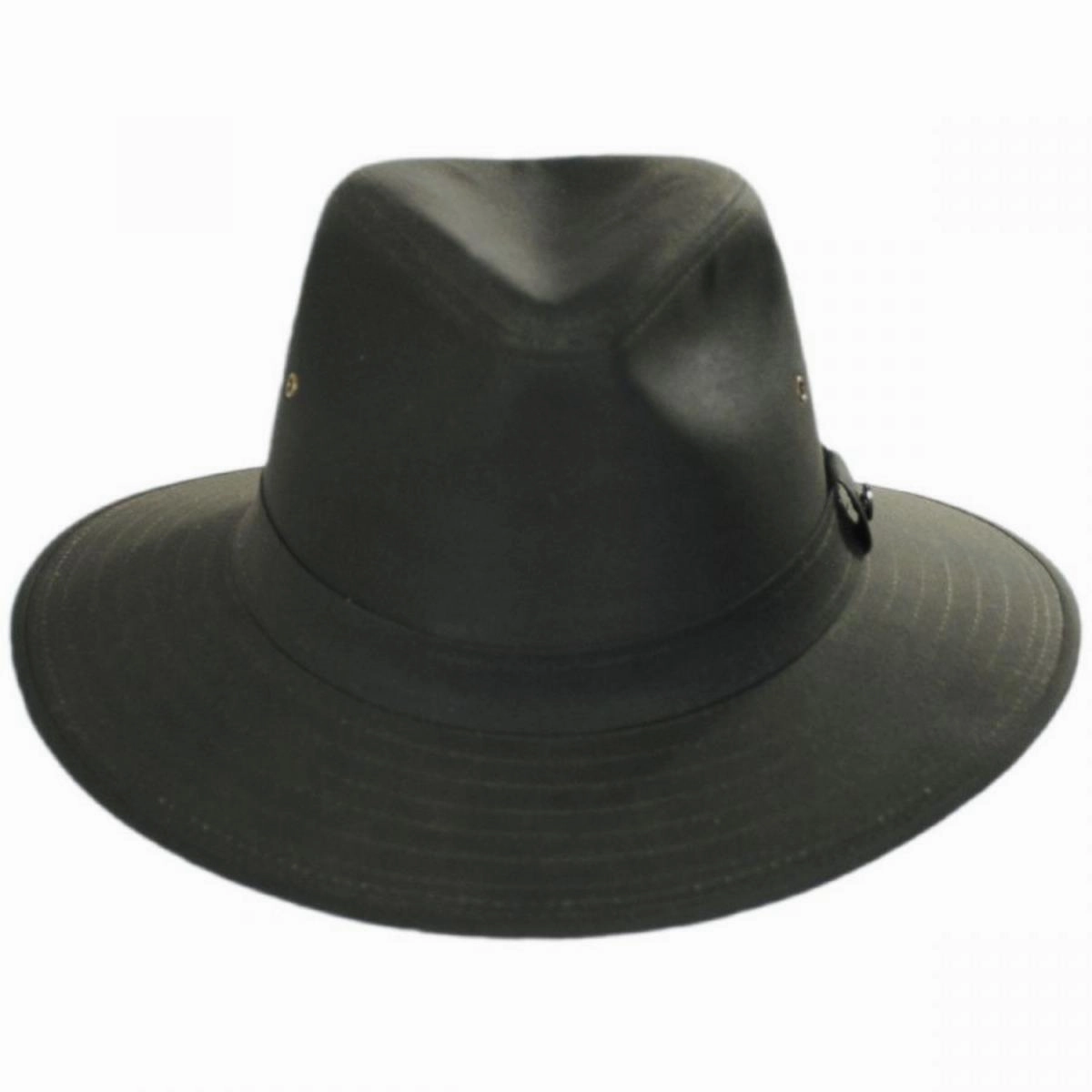 Cotton Oilcloth Safari Fedora Hat