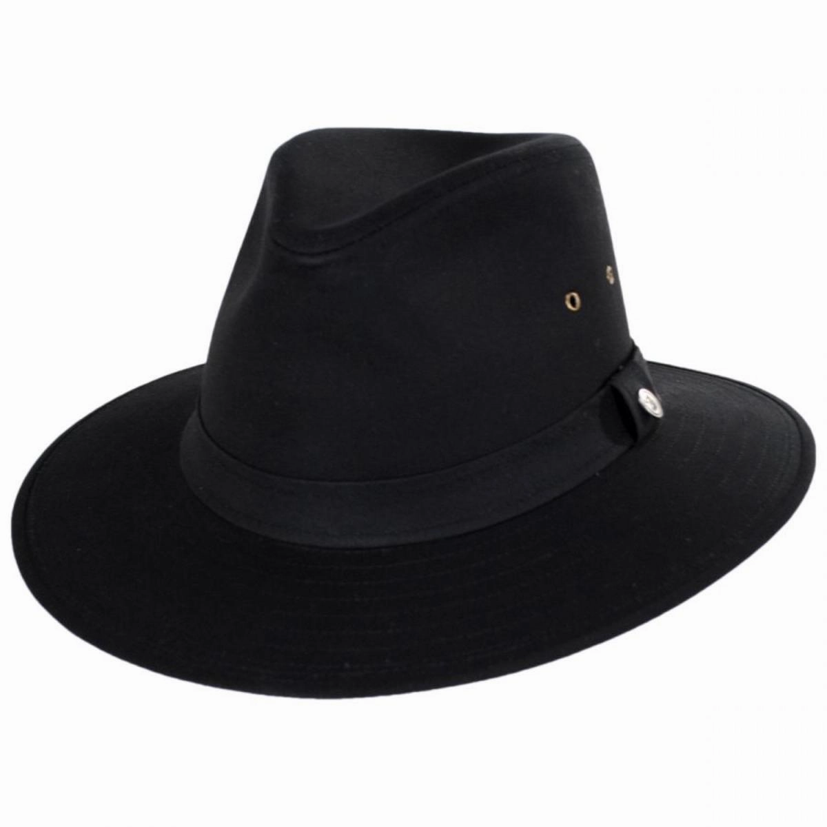 Cotton Oilcloth Safari Fedora Hat