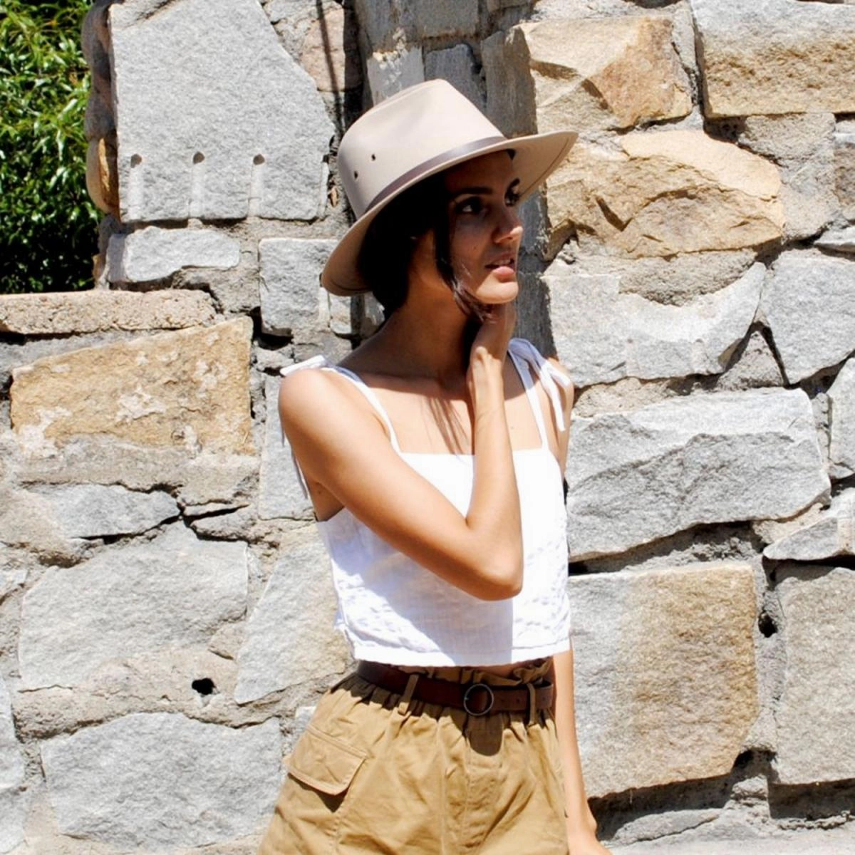 Cotton Safari Fedora Hat