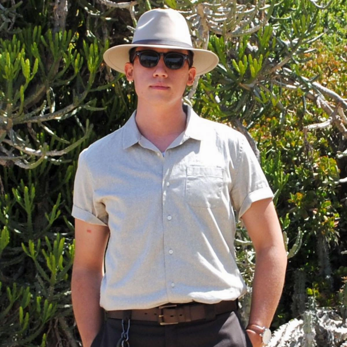 Cotton Safari Fedora Hat