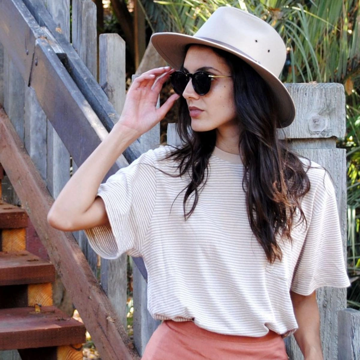 Cotton Safari Fedora Hat