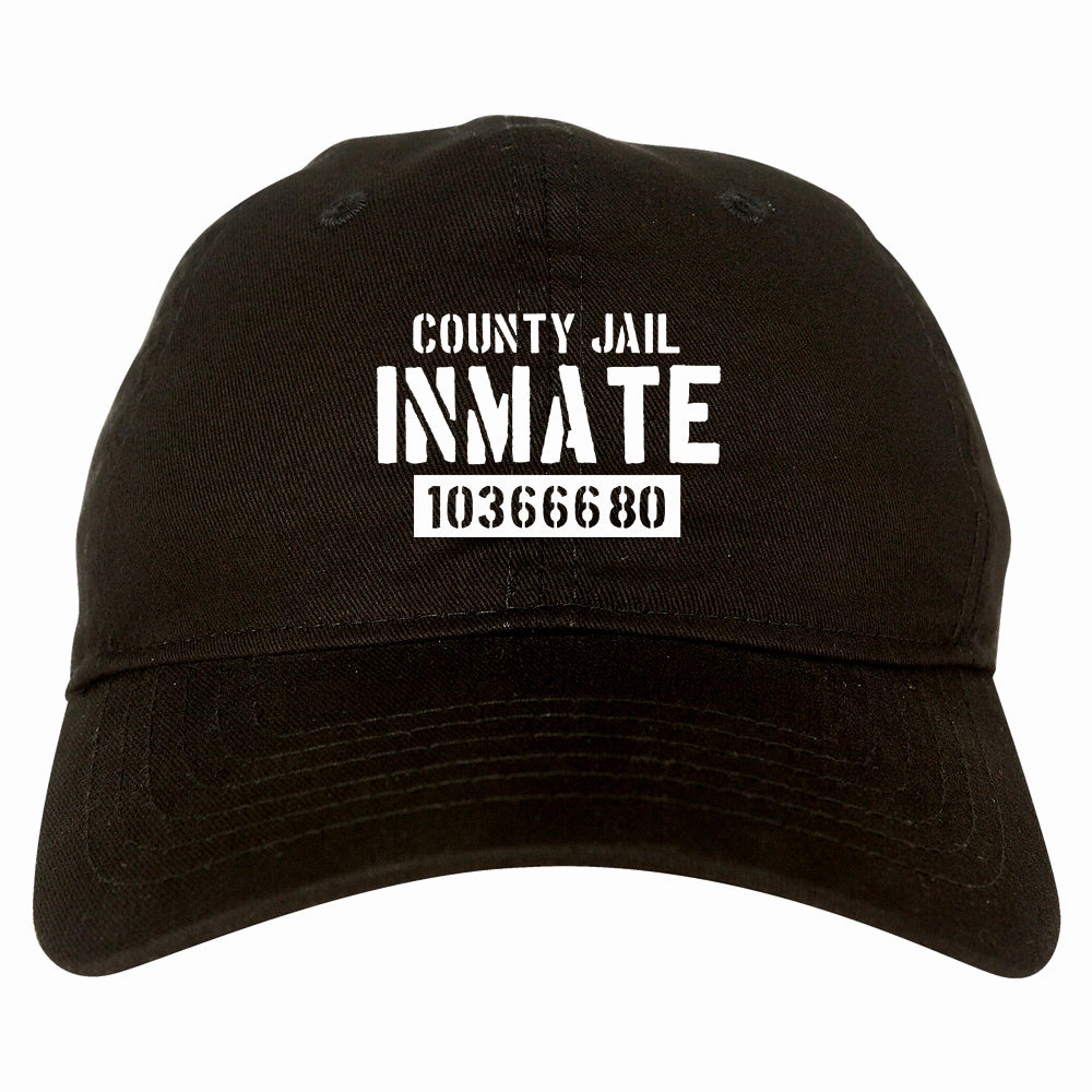 County Jail Inmate 666 Halloween Costume Mens Dad Hat Baseball Cap
