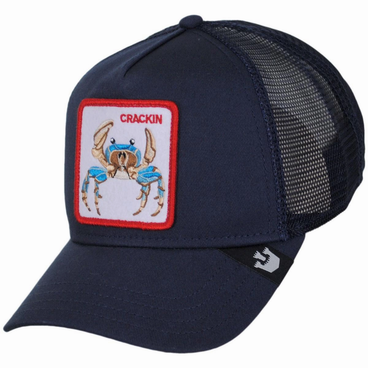 Crab Crackin Mesh Trucker Snapback Baseball Cap