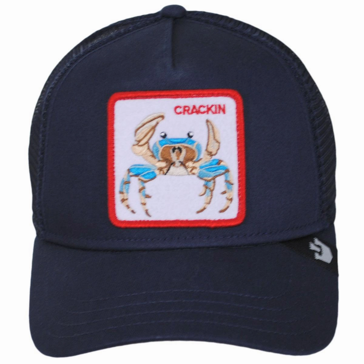 Crab Crackin Mesh Trucker Snapback Baseball Cap