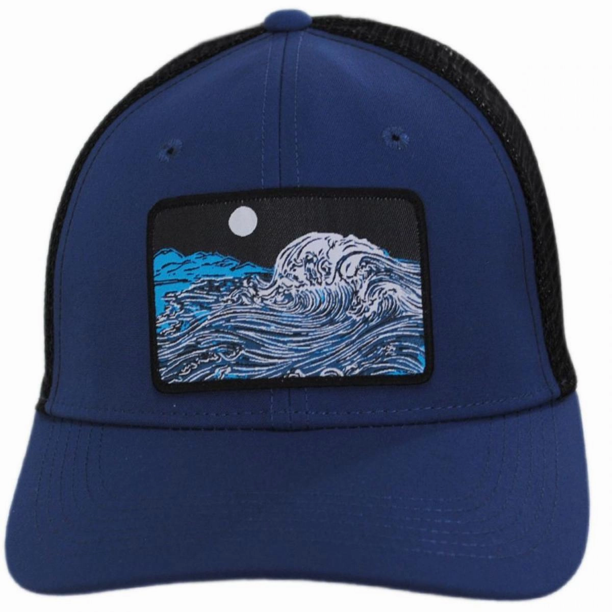 Crashing Wave Patch Trucker Snapback Baseball Cap