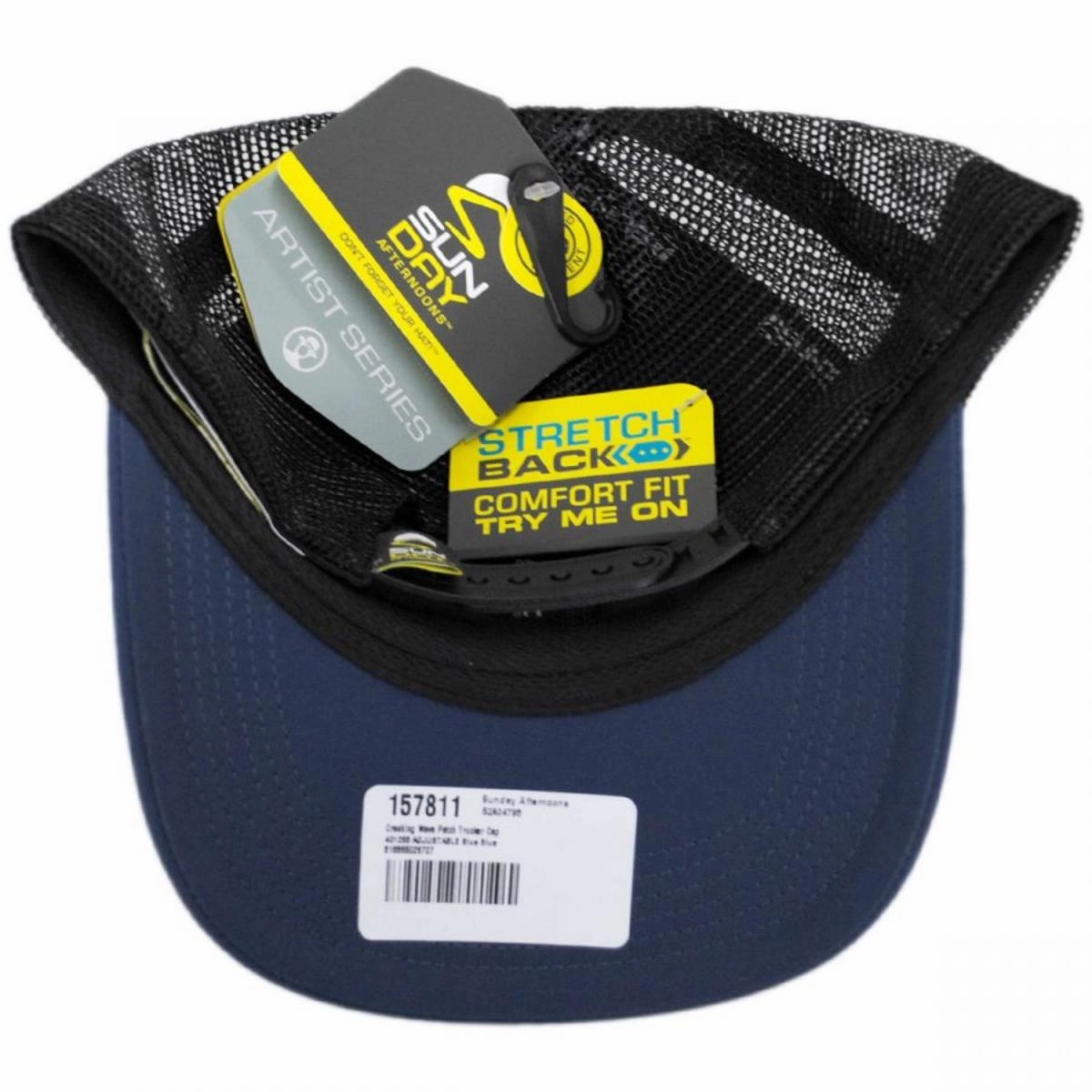 Crashing Wave Patch Trucker Snapback Baseball Cap
