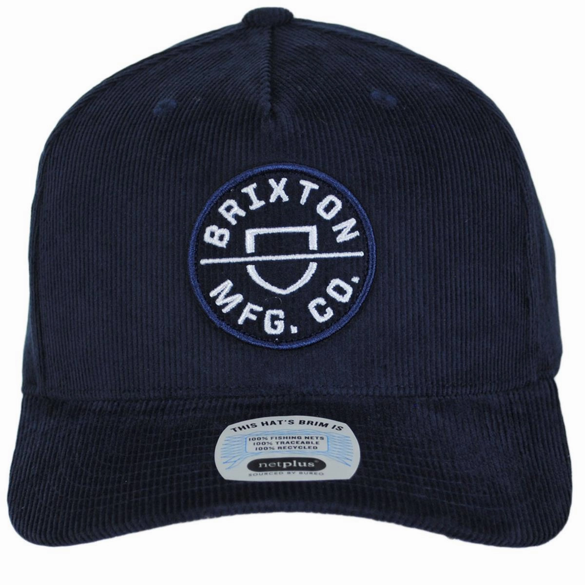 Crest 5-Panel Corduroy Snapback Baseball Cap