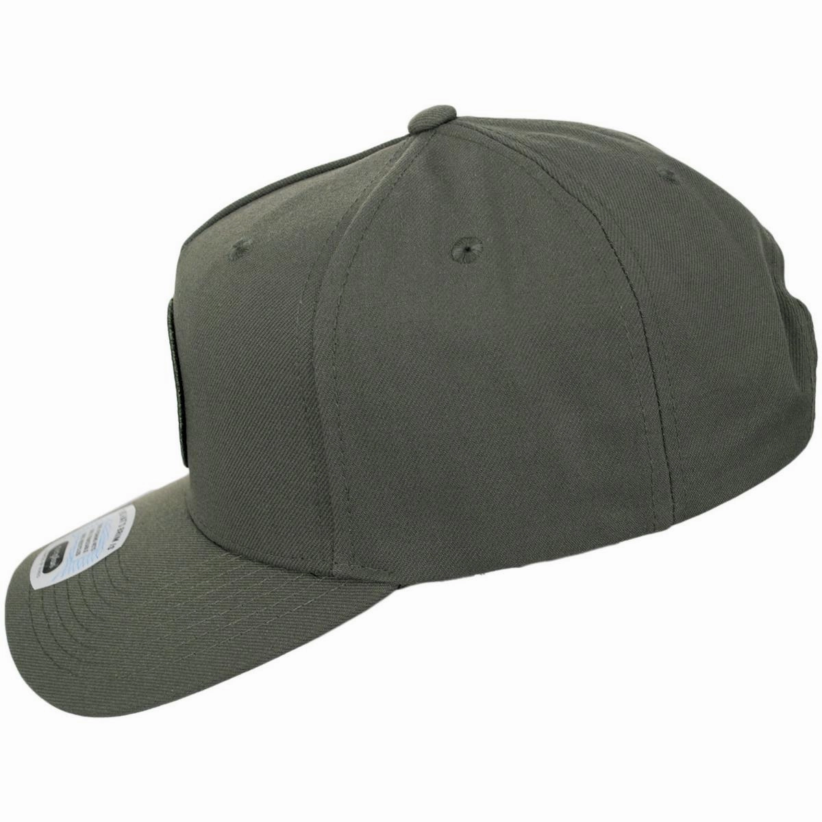 Crest 5-Panel Snapback Baseball Cap