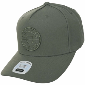 Crest 5-Panel Snapback Baseball Cap