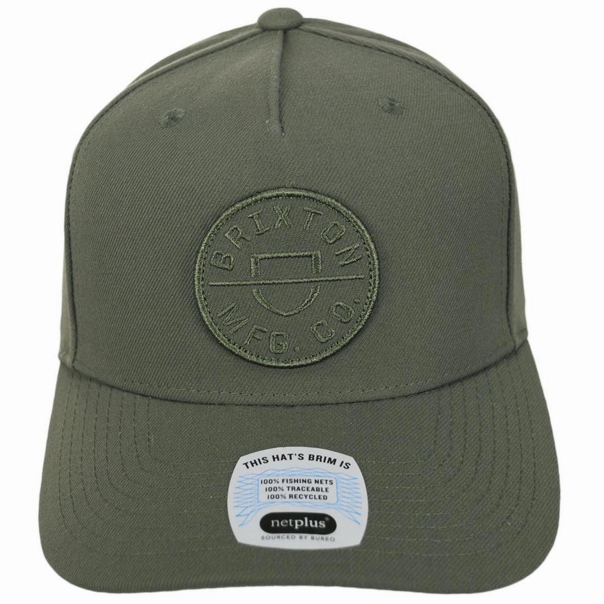 Crest 5-Panel Snapback Baseball Cap