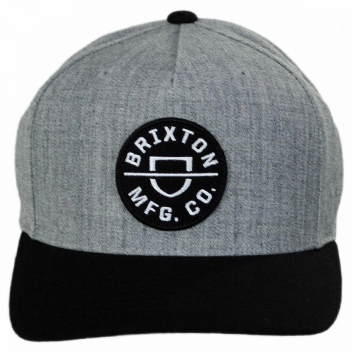 Crest 5-Panel Snapback Baseball Cap