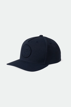 Crest C Netplus MP Snapback - Washed Navy/Washed Navy