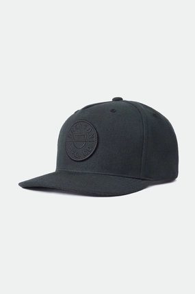 Crest MP Snapback - Pigment Black