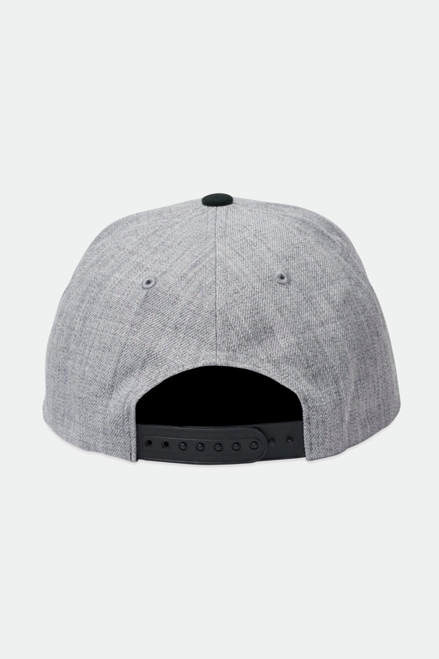 Crest Netplus Snapback - Heather Grey/Black