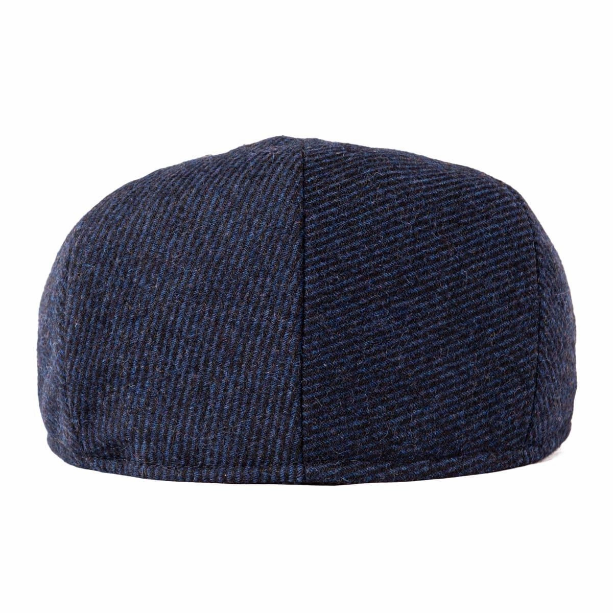 Croix Herringbone Wool Flat Cap