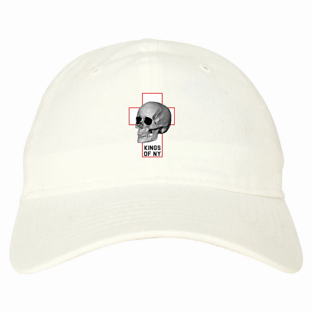 Cross And Skull Chest Mens Dad Hat