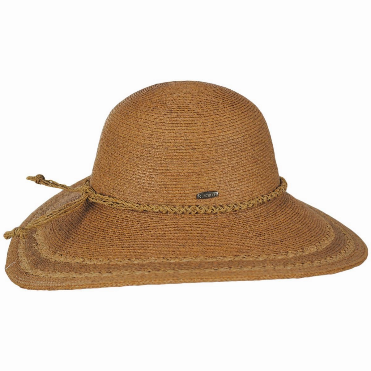 Crown Point Raffia Braid Straw Swinger Sun Hat