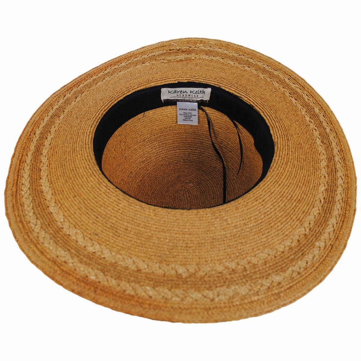 Crown Point Raffia Braid Straw Swinger Sun Hat