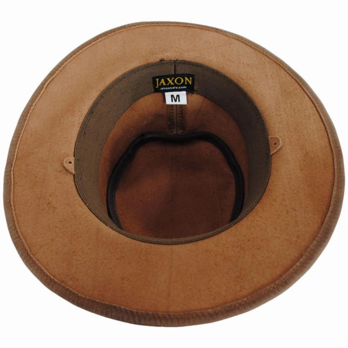 Crusher Leather Outback Hat - Copper