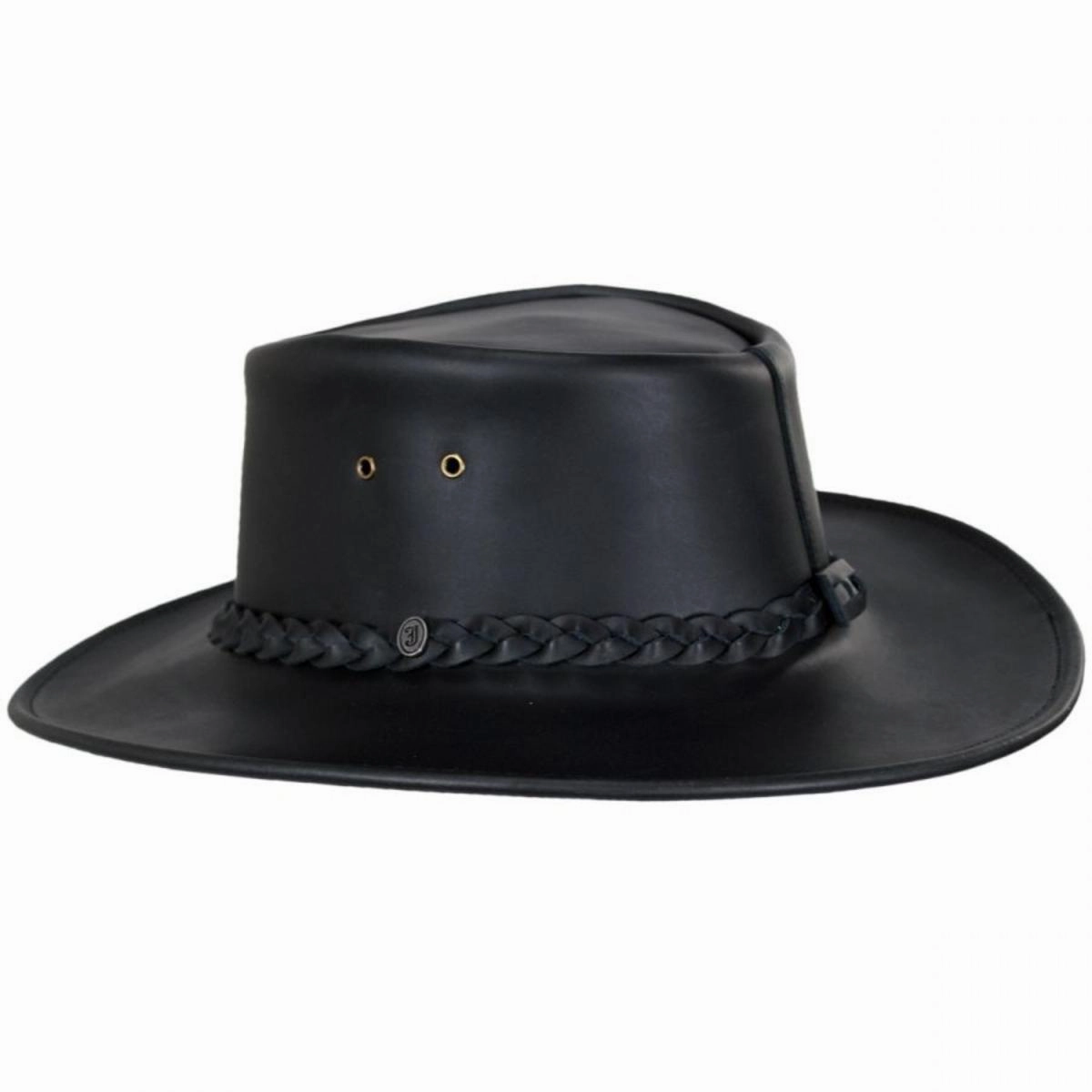 Crusher Leather Outback Hat