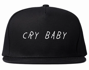 Cry Baby Mens Snapback Hat